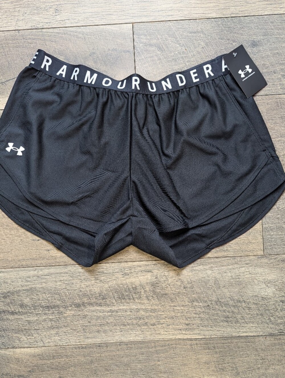Under Armour Black Women's Mesh Play 3 Shorts